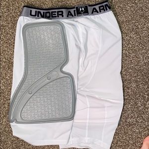 Under amour compression shorts padded